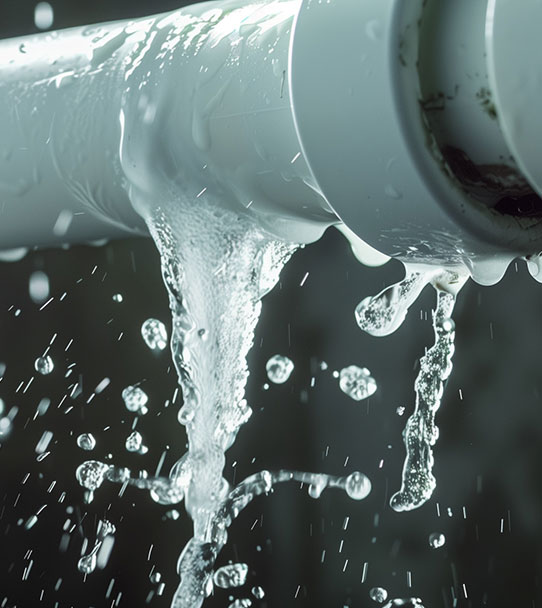 Emergency plumbing services needed for broken pipe