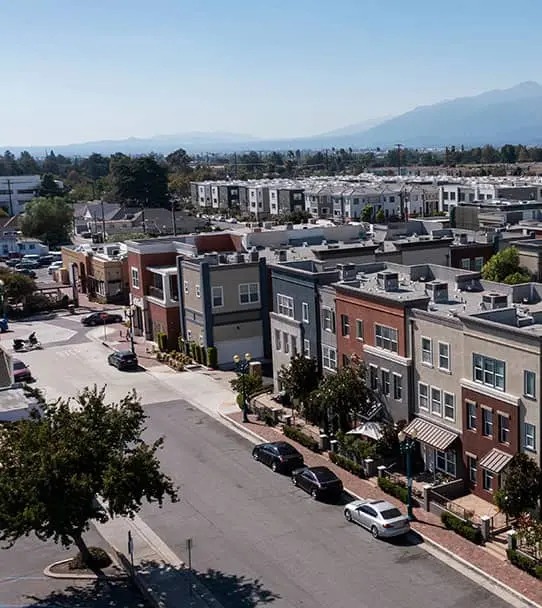 View of downtown Covina, CA